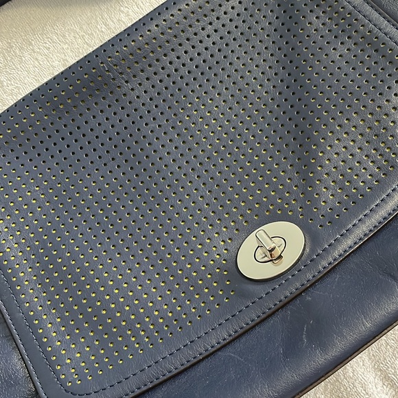 Coach, Navy Blue shoulder bag - Picture 4 of 6